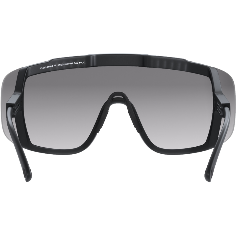 POC Devour Sunglasses Uranium Black Translucent/Grey Deep Green Mirror-3